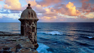 Historic Castillo San Felipe Del Morro Sentry Box Wallpaper