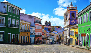 Historic Center Of Salvador Brazil Wallpaper