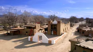 Historic Church District At Taos Pueblo Wallpaper
