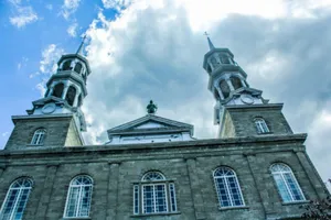 Historic Church Towers Laval Wallpaper