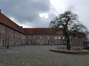 Historic Courtyard Sittard Netherlands Wallpaper
