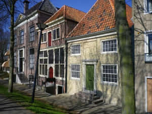 Historic Dutch Architecture Hoorn Wallpaper