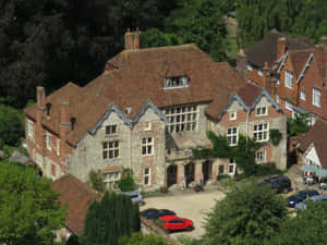 Historic Salisbury Building Aerial View Wallpaper