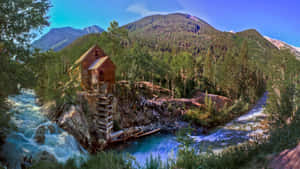 Historical Crystal Mill Colorado Desktop Wallpaper