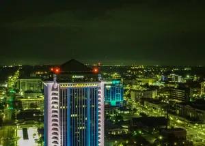 Historical Monuments In Downtown Montgomery, Alabama Wallpaper