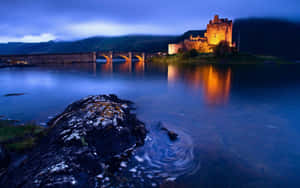 Historical Ruins Of Scotland's Old Castle Wallpaper