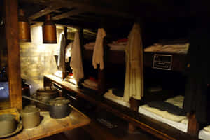 Historical Ship Bunksand Galley Wallpaper