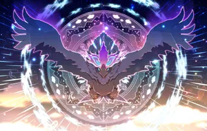 Hisuian Braviary With Magical Seal Wallpaper