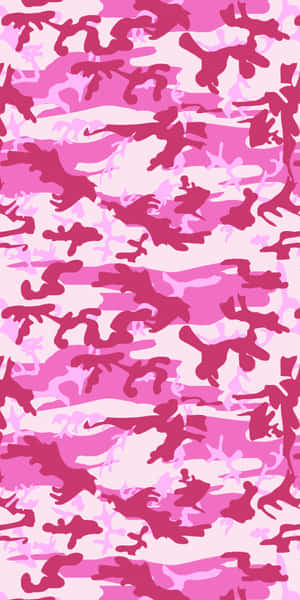 Hit The Outdoors In Trendy Style With Pink Camo! Wallpaper