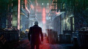 Hitman Absolution Hd In Dark Street Wallpaper