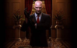 Hitman Adjusting Glove Wallpaper