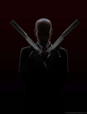 Hitman Agent 47 Crossing Arms Wallpaper