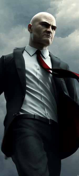 Hitman Agent 47 In A Black Suit Wallpaper