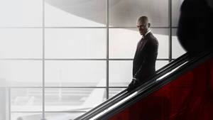 Hitman Black Escalator Wallpaper