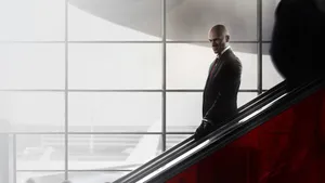 Hitman Black Escalator Wallpaper