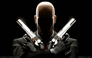 Hitman Phone Pose Wallpaper