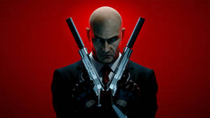 Hitman Red Poster Wallpaper