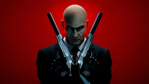 Hitman Red Poster Wallpaper