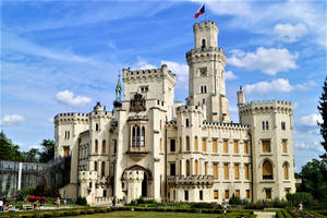 Hluboká Castle Czech Republic Wallpaper