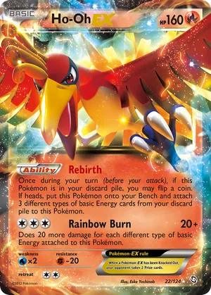 Ho-oh Trading Card Wallpaper