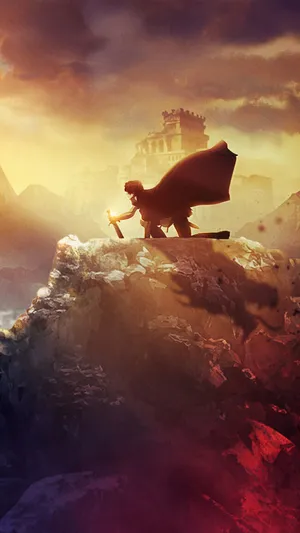 Hobbit Hero Standing Against Odds Wallpaper