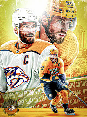 Hockey Star Player Roman Josi Wallpaper