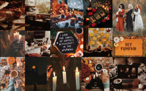 Hocus Pocus Autumn Collage Wallpaper