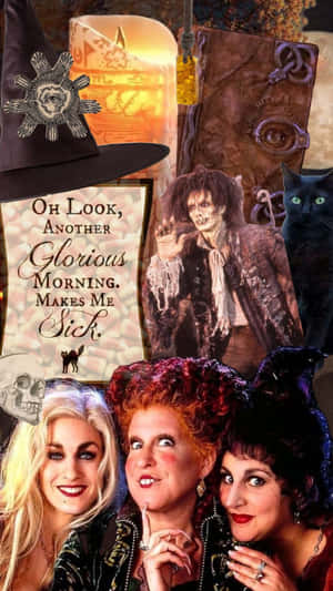 Hocus Pocus Movie Aesthetic Collage Wallpaper