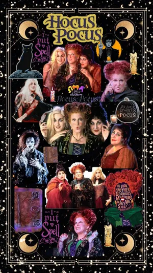 Hocus Pocus Movie Collage Wallpaper