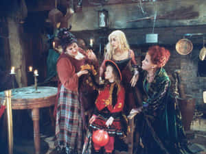 Hocus Pocus Witchesand Child Wallpaper