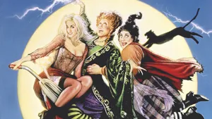 Hocus Pocus Witcheson Broomstick Wallpaper