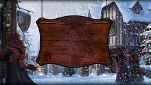 Hogsmeade Village At Dusk Wallpaper