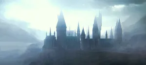 Hogwarts Castle Standing In Ethereal Splendor Wallpaper