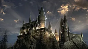 Hogwarts Castleat Dusk Wallpaper