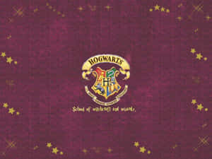Hogwarts Crest - The Emblem Of Magic And Legacy Wallpaper
