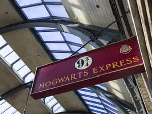 Hogwarts Express In Magical Journey Wallpaper