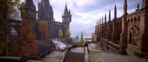 Hogwarts Legacy Castle Exterior View Wallpaper