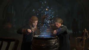 Hogwarts Legacy Potion Brewing Students Wallpaper