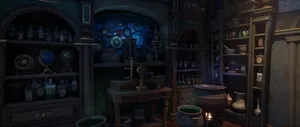 Hogwarts Legacy_ Potions Classroom Wallpaper