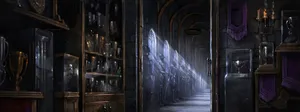 Hogwarts_ Mysterious_ Corridor Wallpaper