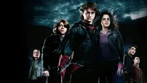 Hogwarts Students Compete In The Goblet Of Fire Wallpaper