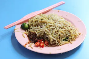 Hokkien Mee On Pink Plate Wallpaper