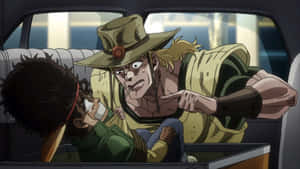 Hol Horse Confrontation Anime Scene Wallpaper