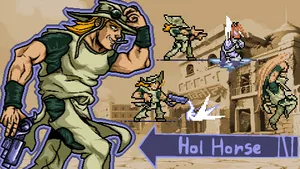 Hol Horse Pixel Art Action Wallpaper