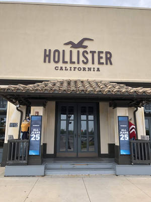 Hollister Store Front Logo Wallpaper