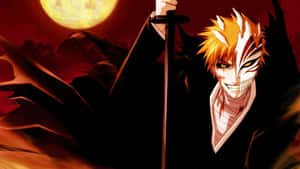 Hollow_ Ichigo_ Moonlit_ Night Wallpaper