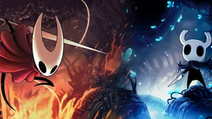 Hollow Knight Silksong Characters Wallpaper