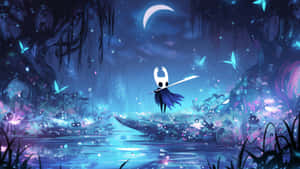 Hollow Knight Silksong Gameplay Scene Wallpaper