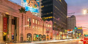 Hollywood Boulevard Street Wallpaper