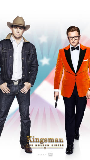 Hollywood Stars - Channing Tatum And Taron Egerton Wallpaper